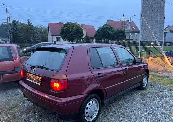 Volkswagen Golf cena 7900 przebieg: 118441, rok produkcji 1997 z Oleśnica małe 326